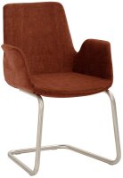 Mayer Besuchersessel myHELIOS rost chrom Stoff 58,0 x...