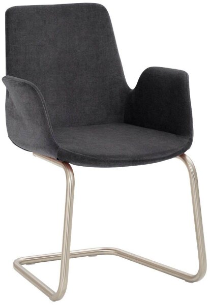 Mayer Besuchersessel myHELIOS anthrazit chrom Stoff 58,0 x 56,0 x 86,0 cm, 1 St.