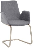 Mayer Besuchersessel myHELIOS grau chrom Stoff 58,0 x...