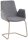 Mayer Besuchersessel myHELIOS grau chrom Stoff 58,0 x 56,0 x 86,0 cm, 1 St.