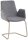 Mayer Besuchersessel myHELIOS grau chrom Stoff 58,0 x 56,0 x 86,0 cm, 1 St.
