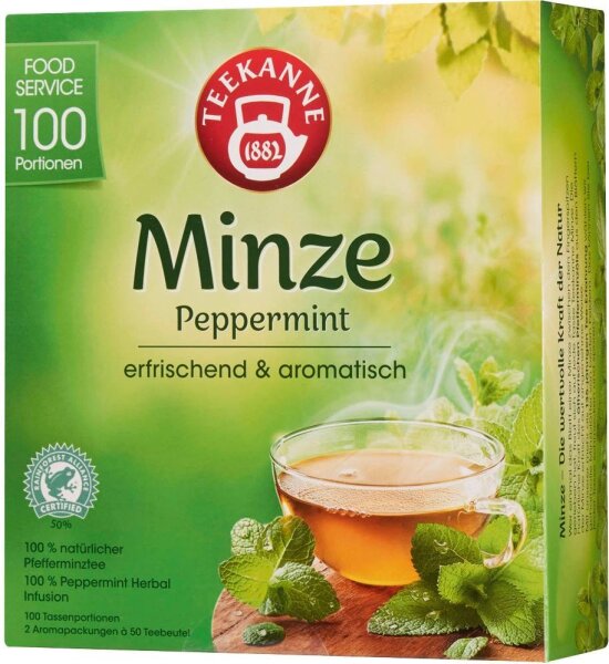 TEEKANNE Pfefferminze Tee 100 Portionen