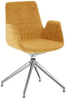 Mayer Besuchersessel myHELIOS senf Aluminium poliert...