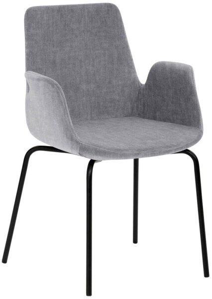 Mayer Besuchersessel myHELIOS grau schwarz Stoff 58,0 x 59,0 x 87,0 cm, 1 St.