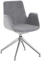 Mayer Besuchersessel myHELIOS grau Aluminium poliert...