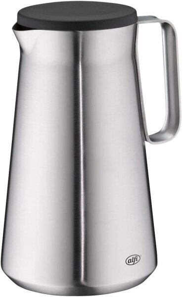 alfi Isolierkanne Drive silber, schwarz 1,0 l, 1 St.