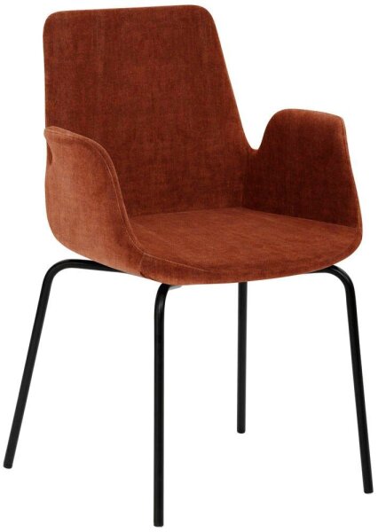 Mayer Besuchersessel myHELIOS rost schwarz Stoff 58,0 x 59,0 x 87,0 cm, 1 St.