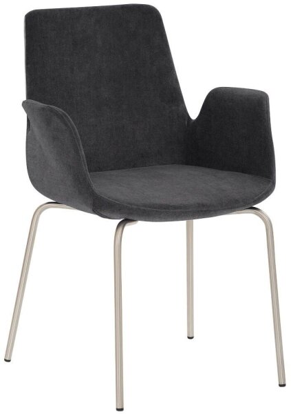 Mayer Besuchersessel myHELIOS anthrazit chrom Stoff 58,0 x 59,0 x 87,0 cm, 1 St.