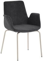 Mayer Besuchersessel myHELIOS anthrazit chrom Stoff 58,0...
