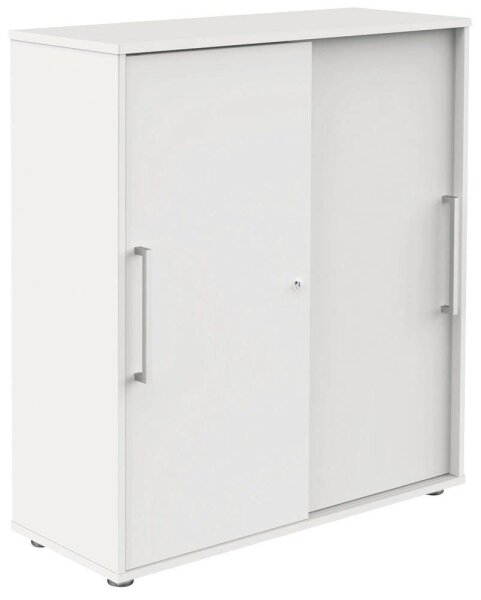 Kerkmann Schiebetürenschrank, 13449110 weiß 2 Fachböden 100,0 x 40,0 x 111,0 cm