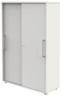 Kerkmann Schiebetürenschrank, 13449210 weiß 3 Fachböden 100,0 x 40,0 x 147,0 cm