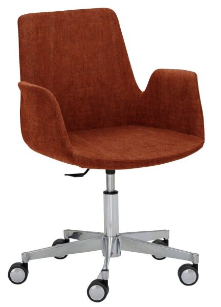 Mayer Besuchersessel myHELIOS rost Aluminium Stoff 65,0 x 65,0 x 82,0 - 93,0 cm, 1 St.