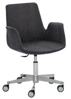Mayer Besuchersessel myHELIOS anthrazit Aluminium Stoff...