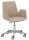 Mayer Besuchersessel myHELIOS hellbraun Aluminium Stoff 65,0 x 65,0 x 82,0 - 93,0 cm, 1 St.