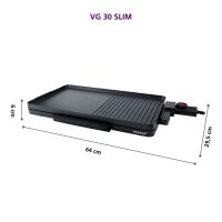 Steba Elektrogrill VG 30 Slim 64,0 x 29,5 x 6,0 cm  ( 06-30-00 )