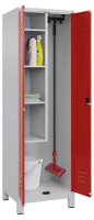 CP Putzmittelschrank Classic Plus 080110-00 S10002 lichtgrau, verkehrsrot 4 Fachböden 60,0 x 50,0 x 195,0 cm, aufgebaut, 1 St.