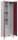 CP Putzmittelschrank Classic Plus 080110-00 S10001 lichtgrau, rubinrot 4 Fachböden 60,0 x 50,0 x 195,0 cm, aufgebaut, 1 St.