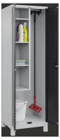 CP Putzmittelschrank Classic Plus 080110-00 S10008 anthrazitgrau, lichtgrau 4 Fachböden 60,0 x 50,0 x 195,0 cm, aufgebaut, 1 St.