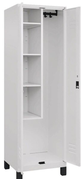 CP Putzmittelschrank Classic Plus 080110-00 S10014 verkehrsweiß 4 Fachböden 60,0 x 50,0 x 195,0 cm, aufgebaut, 1 St.