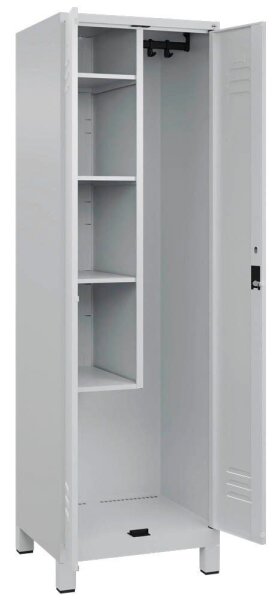 CP Putzmittelschrank Classic Plus 080110-00 S10009 lichtgrau 4 Fachböden 60,0 x 50,0 x 195,0 cm, aufgebaut, 1 St.