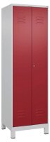CP Putzmittelschrank Classic Plus 080110-00 S10016 lichtgrau, rubinrot 4 Fachböden 60,0 x 50,0 x 195,0 cm, aufgebaut, 1 St.
