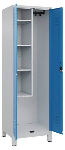 CP Putzmittelschrank Classic Plus 080110-00 S10019 lichtblau, lichtgrau 4 Fachböden 60,0 x 50,0 x 195,0 cm, aufgebaut, 1 St.