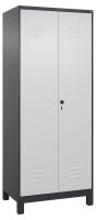 CP Putzmittelschrank Classic Plus 080110-02 S10012 anthrazitgrau, lichtgrau 4 Fachböden 80,0 x 50,0 x 195,0 cm, aufgebaut, 1 St.