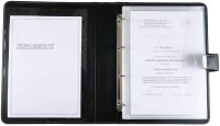 Alassio Ringbuchmappe Lederimitat DIN A4 schwarz