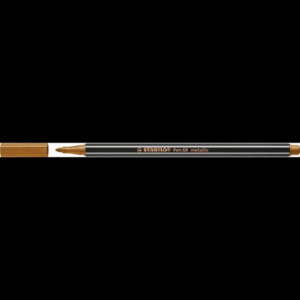 STABILO Pen 68 metallic Filzstift braun, 1 St.
