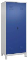 CP Putzmittelschrank Classic Plus 080110-02 S10003 enzianblau, lichtgrau 4 Fachböden 80,0 x 50,0 x 195,0 cm, aufgebaut, 1 St.
