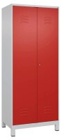 CP Putzmittelschrank Classic Plus 080110-02 S10016 lichtgrau, verkehrsrot 4 Fachböden 80,0 x 50,0 x 195,0 cm, aufgebaut, 1 St.