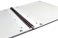 OXFORD Collegeblock Meetingbook kariert DIN A5 Rand rundum, 1 Block