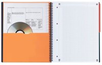 OXFORD Collegeblock Activebook kariert DIN A4 Rand rundum, 1 Block