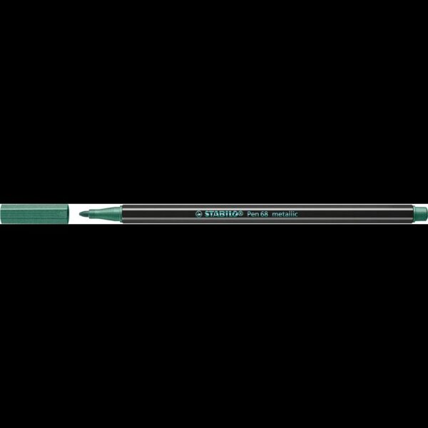 STABILO Pen 68 metallic Filzstift grün, 1 St.