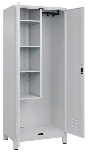 CP Putzmittelschrank Classic Plus 080110-02 S10029 lichtgrau 4 Fachböden 80,0 x 50,0 x 195,0 cm, aufgebaut, 1 St.