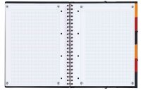 OXFORD Collegeblock Organiserbook kariert DIN A4 Rand rundum, 1 Block
