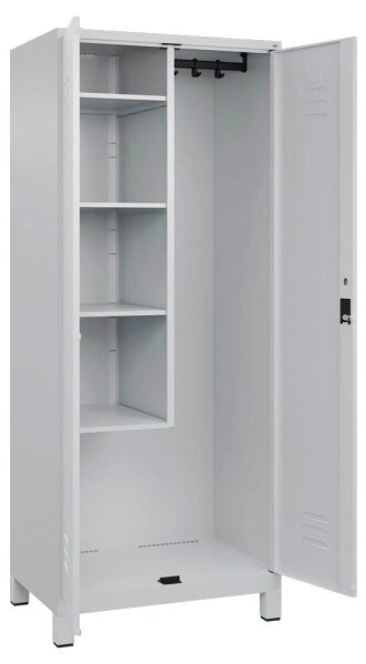 CP Putzmittelschrank Classic Plus 080110-02 S10023 lichtgrau 4 Fachböden 80,0 x 50,0 x 195,0 cm, aufgebaut, 1 St.