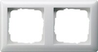 GIRA  2-fach Steckdosenrahmen weiß 15,2 x 8,1 cm, 1...