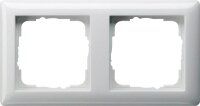 GIRA  2-fach Steckdosenrahmen weiß 15,2 x 8,1 cm, 1...