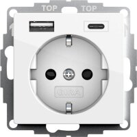 GIRA Steckdose mit USB-Anschluss, 1 St.