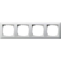 GIRA  4-fach Steckdosenrahmen weiß 29,5 x 8,1 cm, 1...