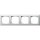 GIRA  4-fach Steckdosenrahmen weiß 29,5 x 8,1 cm, 1 St.