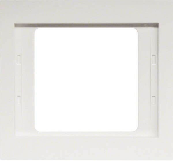 BERKER  1-fach Steckdosenrahmen weiß 8,7 x 8,1 cm, 1 St.