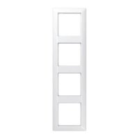 JUNG  4-fach Steckdosenrahmen weiß 29,4 x 8,1 cm, 1...