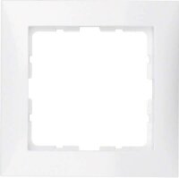 BERKER  1-fach Steckdosenrahmen weiß 8,1 x 8,1 cm,...