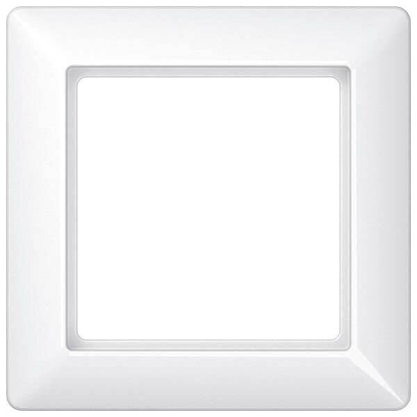 JUNG  1-fach Steckdosenrahmen weiß 8,1 x 8,1 cm, 1 St.