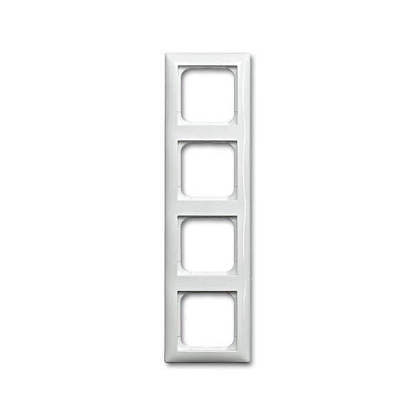 BUSCH-JAEGER  4-fach Steckdosenrahmen weiß 29,4 x 8,1 cm, 1 St.
