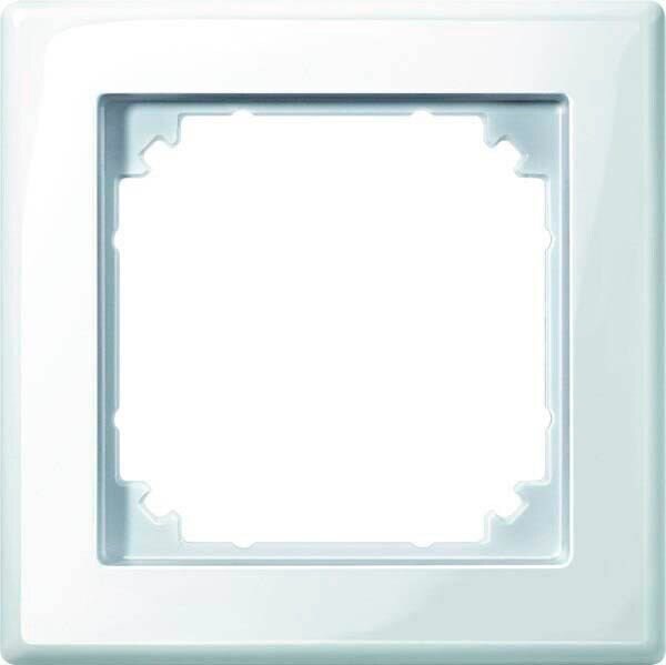 MERTEN  1-fach Steckdosenrahmen weiß 8,1 x 8,1 cm, 1 St.