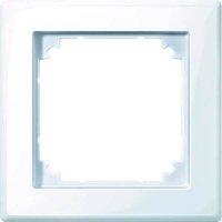 MERTEN  1-fach Steckdosenrahmen weiß 8,1 x 8,1 cm,...