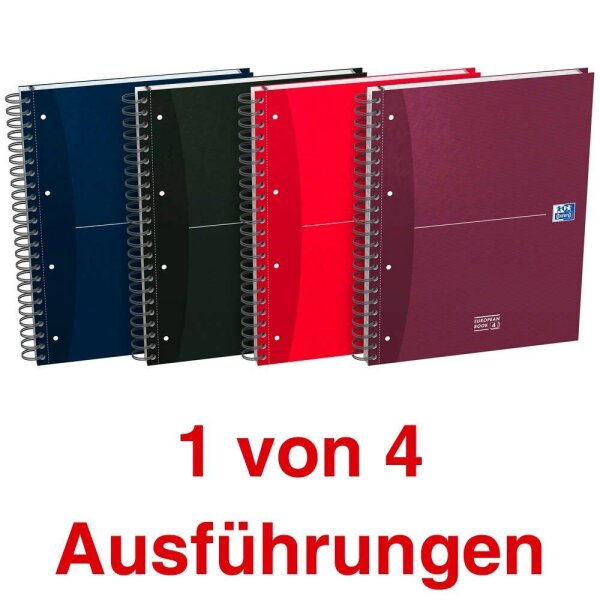 OXFORD Collegeblock European Book kariert DIN A4 Rand rundum, 1 Block